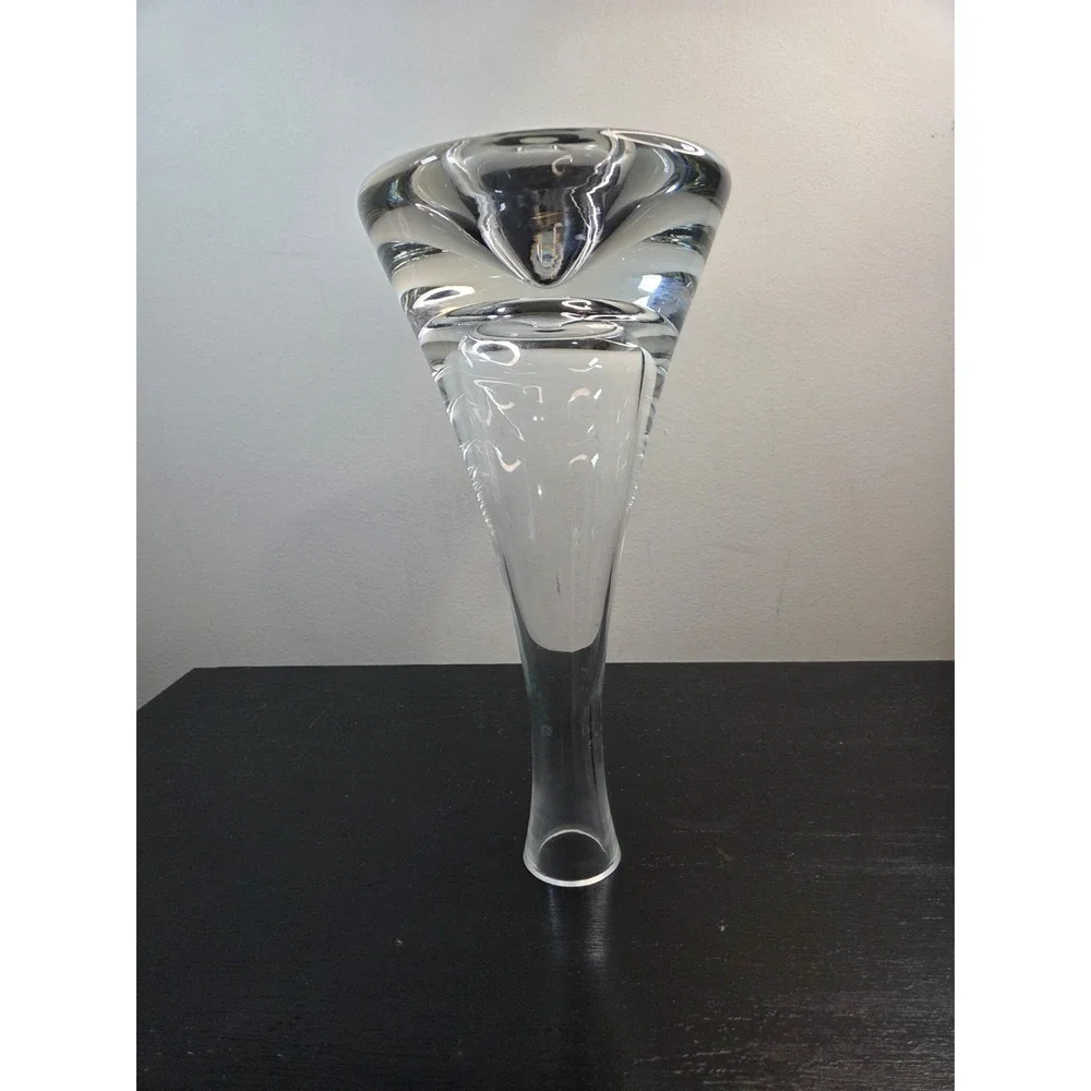 Vintage‎ Decanter Val Saint Lambert Heavy Crystal Belgium Barware NO Stopper